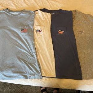 Vineyard Vines - 4 Mens Short Sleeve T-shirts - XL
